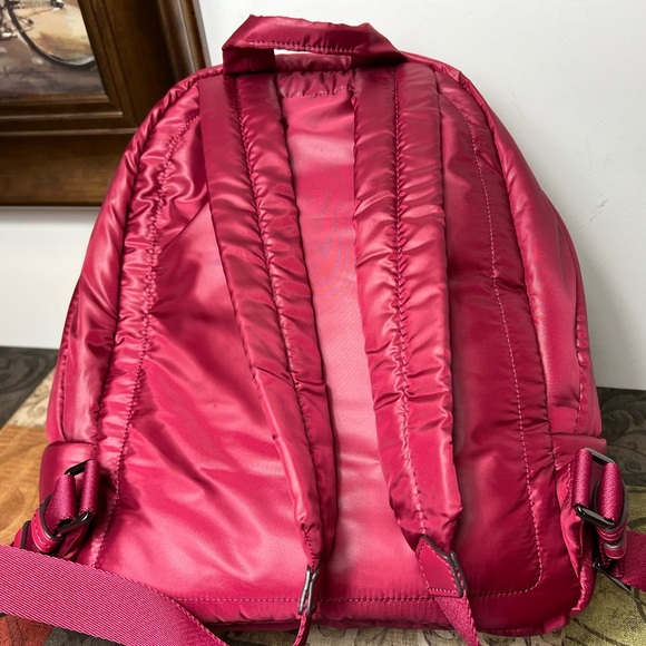 Michael kors Rae Medium Quilted Metallic Nylon Backpack - Picture 3 of 7